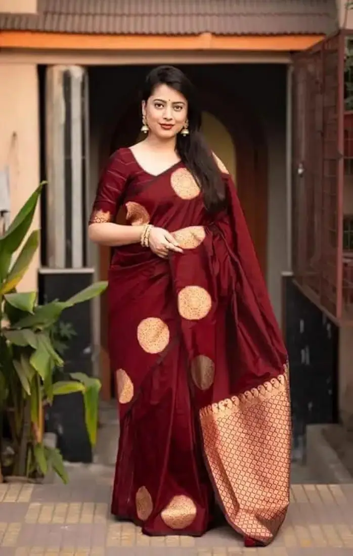 afsan-skin-print-saree-1 (maroon)